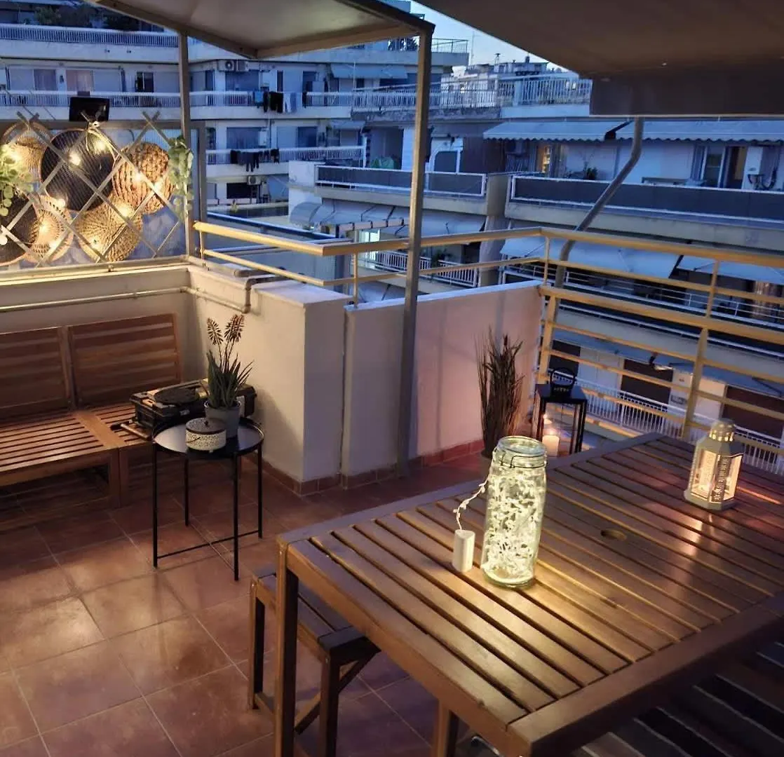 New Cozy Apt With Balcony Close To Analipsi Metro Thessaloniki Greece
